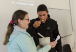 Visita de estudiantes del liceo de Nuevo Berlín.